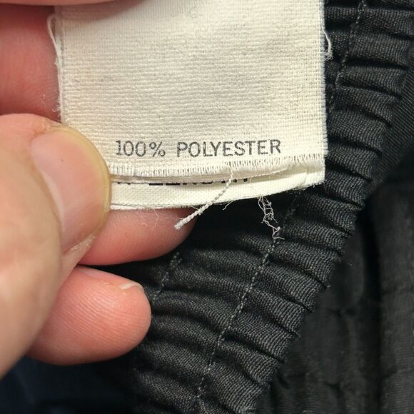 Utah Jazz Team Issue Warm Up Tearaway Pants Size 40 Black Champion Lined 33" - Picture 10 of 16